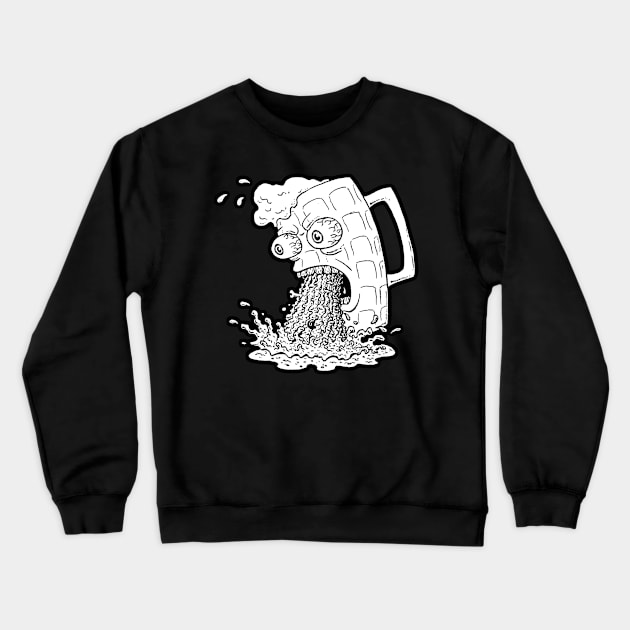 Beer Vomiting Crewneck Sweatshirt by StefanoArtibani